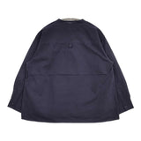 MHL. 595-2253505 UPCYCLING COTTON 日本製 サイズ2 長袖シャツ 2022 ネイビー レディース エムエイチエル【中古】5-0728M△