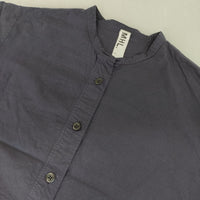 MHL. 595-2253505 UPCYCLING COTTON 日本製 サイズ2 長袖シャツ 2022 ネイビー レディース エムエイチエル【中古】5-0728M△