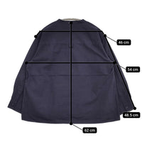 MHL. 595-2253505 UPCYCLING COTTON 日本製 サイズ2 長袖シャツ 2022 ネイビー レディース エムエイチエル【中古】5-0728M△