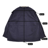 MHL. 595-2253505 UPCYCLING COTTON 日本製 サイズ2 長袖シャツ 2022 ネイビー レディース エムエイチエル【中古】5-0728M△
