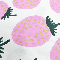 marimekko PIENI MANSIKKA 約54cm×145cm イチゴ ファブリック 生地 生地 ライトグリーン ピンク レディース マリメッコ【中古】5-0217G◎
