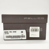 PELLICO レースアップフラットシューズ サイズ38 シューズ・靴 ブラック レディース ペリーコ【中古】5-0219G◎