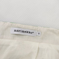 marimekko KAPSONI スカート ベージュ グリーン ブラウン レディース マリメッコ【中古】5-0403M∞