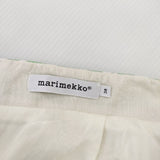 marimekko KAPSONI スカート ベージュ グリーン ブラウン レディース マリメッコ【中古】5-0403M∞
