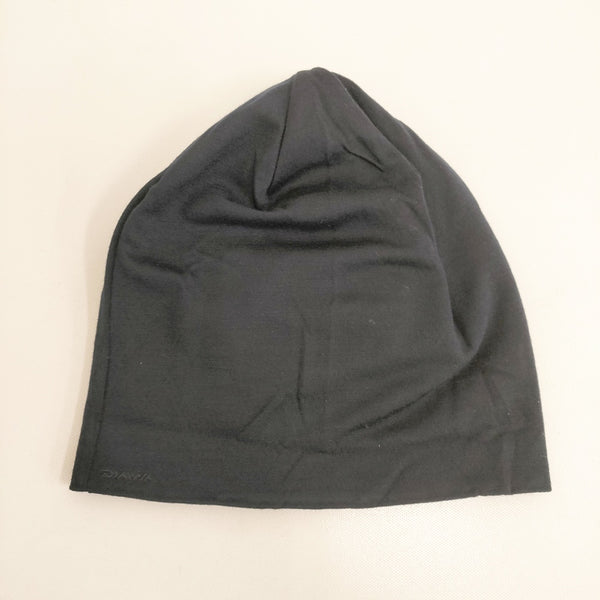 DAIWA LIFESTYLE 新品 巾着付き WOOL BEANIE 定価5500円 ビーニー 帽子 ニットキャップ ネイビー メンズ ダイワライフスタイル【中古】5-0114T◎#