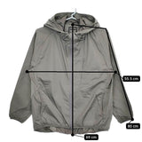 DAIWA LIFESTYLE 新品 DJ-070-6023EX PACKABLE PARKA S 定価19800円 パーカー 24SS グレー メンズ ダイワライフスタイル【中古】5-0209M♪