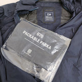 DAIWA LIFESTYLE 新品 DJ-070-6023EX PACKABLE PARKA XL 巾着 定価19800円 パーカー 24SS ネイビー メンズ ダイワライフスタイル【中古】5-0209M♪