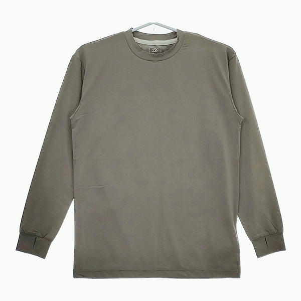 DAIWA LIFESTYLE 新品 DE-081-8123EX BASE LAYER T-SHIRTS L/S S 定価17600円 Tシャツ 24SS グレー メンズ ダイワライフスタイル【中古】5-0209M♪