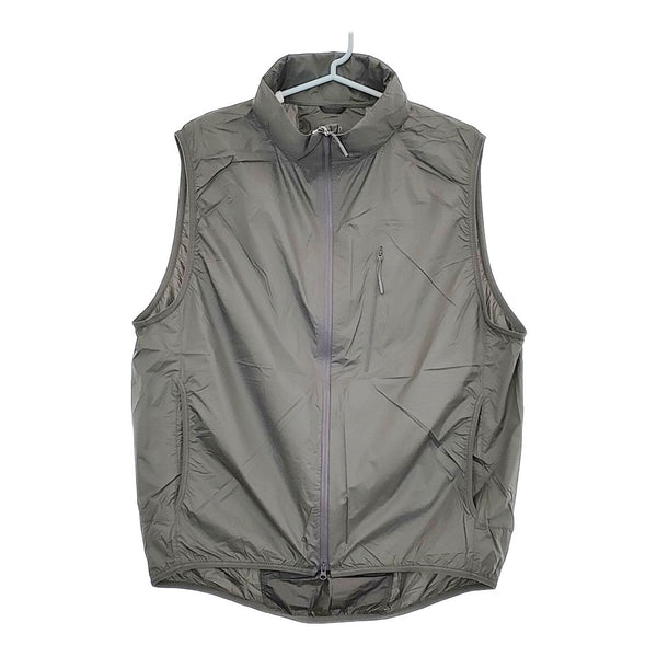 DAIWA LIFESTYLE 新品 DJ-147-6324EX PACKABLE VEST M 定価20350円 ベスト グレー メンズ ダイワライフスタイル【中古】5-0209M♪