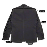 and wander 未使用 plain tailored strech Jacket M 定価52800円 ストレッチテーラードジャケット ブラック アンドワンダー【中古】5-0209M♪