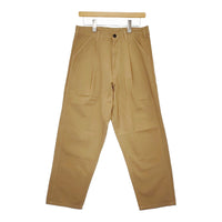 EEL 新品 E-24200 Chop Pants テーパード サイズS 定価24200円 パンツ ベージュ メンズ イール【中古】5-0209M♪