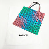 BAO BAO ISSEY MIYAKE ルーセント レインボー 定価95000円 トートバッグ プラチナム イリデセント バオバオイッセイミヤケ【中古】4-1230G♪