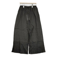 susuri フルッターパンツ 定価25300円 24-510 サイズ2 イージーワイド パンツ 24SS ブラック レディース ススリ【中古】5-0311M♪