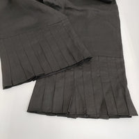 susuri フルッターパンツ 定価25300円 24-510 サイズ2 イージーワイド パンツ 24SS ブラック レディース ススリ【中古】5-0311M♪