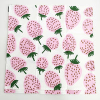 marimekko 新品 Mansikka マンシッカ イチゴ 50×50 定価6050円 クッションカバー インテリアその他 ピンク ホワイト レディース マリメッコ【中古】5-0217G◎