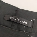 mizuiro-ind フレア ノースリーブ コットンドレス ワンピース ブラック レディース ミズイロインド【中古】5-0702S∞