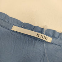 n100 ノースリーブドレス シルク nf-0339 ワンピース ライトブルー レディース エヌワンハンドレッド【中古】5-0521S∞