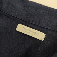 fog linen work リネン ノースリーブ ワンピース ネイビー レディース フォグリネンワーク【中古】5-0702S∞
