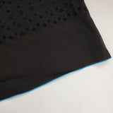 mina perhonen sun moss リネン 刺繍 ss5877 スカート ブラック レディース ミナペルホネン【中古】5-0409M∞