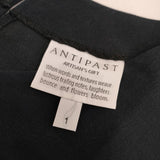 ANTIPAST ノースリーブ コットンラミー レース ワンピース 濃紺 ネイビー レディース アンティパスト【中古】5-0521S∞