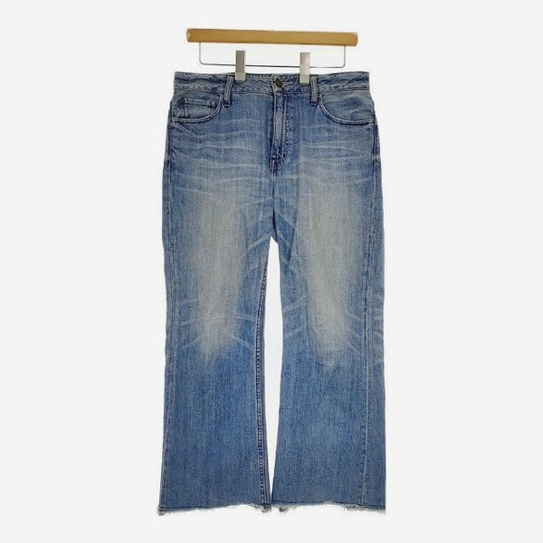 Healthy Denim フレアカットオフ ジーンズ HL98418 サイズ26 デニムパンツ ライトブルー レディース ヘルシーデニム【中古】5-0211G∞