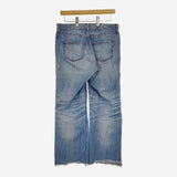 Healthy Denim フレアカットオフ ジーンズ HL98418 サイズ26 デニムパンツ ライトブルー レディース ヘルシーデニム【中古】5-0211G∞