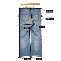 Healthy Denim フレアカットオフ ジーンズ HL98418 サイズ26 デニムパンツ ライトブルー レディース ヘルシーデニム【中古】5-0211G∞