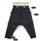 thiE HI52UP18 サルエルパンツ ブラック レディース シー【中古】5-0202G∞