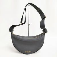 ecco フォーチュンバッグ M ソフトペブルレザー Fortune Bag 定価44000円 ショルダーバッグ 24AW ブラック レディース エコー【中古】4-1230G♪