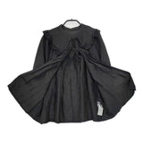nest Robe リネン×ボイル2Wayフリル 01234-1453 ブラウス シャツ 23AW ブラック レディース ネストローブ【中古】5-0702M∞