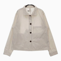 MHL. COMPACT COTTON POPLIN 595-0125503 シャツジャケット ジャケット オフホワイト レディース エムエイチエル【中古】5-0202M∞