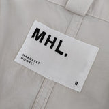 MHL. COMPACT COTTON POPLIN 595-0125503 シャツジャケット ジャケット オフホワイト レディース エムエイチエル【中古】5-0202M∞