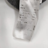 ATON AIR DOUBLE MELTON チェスターフィールドコート 定価86900円 サイズ00 チェスターコート グレー レディース エイトン【中古】5-0111A◎