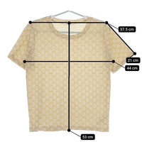 FREAK'S STORE フラワーストレッチTシャツ 半袖Ｔシャツ カットソー 24SS ベージュ レディース フリークスストア【中古】5-0524S∞