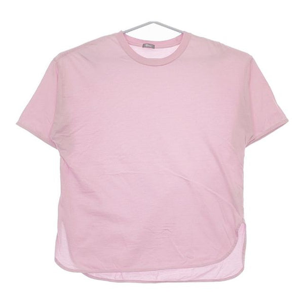 JOURNAL STANDARD relume レイヤードラウンド ボーダーTシャツ カットソー 22SS ピンク レディース ジャーナルスタンダードレリューム【中古】5-0524S∞