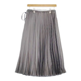 IENA ライトツイルプリーツスカート 定価20900円 ロングスカート 22AW グレー レディース イエナ【中古】5-0501M∞