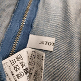 La TOTALITE デニムハギフレアースカート 定価15400円 ロングスカート ブルー レディース ラトータリテ【中古】5-0501M∞