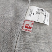 mao made やわらか コットン リブ ハイネック ニット プルオーバー 241106 定価9790円 セーター ニット 24AW グレー レディース マオメイド【中古】5-0501M∞