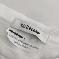 veritecoeur コットン天竺ロングワンピース VCC-323 ワンピース ホワイト レディース ヴェリテクール【中古】5-0501M∞