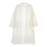 veritecoeur コットン天竺ロングカーディガン VCC-344 ガウン 羽織 カーディガン オフホワイト レディース ヴェリテクール【中古】5-0501M∞