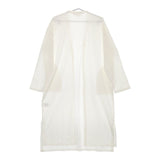 veritecoeur コットン天竺ロングカーディガン VCC-344 ガウン 羽織 カーディガン オフホワイト レディース ヴェリテクール【中古】5-0501M∞