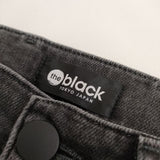 the black tokyo ザ ブラック トウキョウ スリムストレート スキニー デニムパンツ ブラック レディース【中古】5-0501G∞
