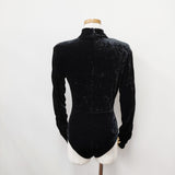OVAL SQUARE オーバルスクエア 23SS SPESK BODY ボディースーツ カットソー 定価18700円 ベロア 別珍 23050510001810 その他トップス ブラック レディース【中古】5-0323G◎
