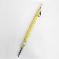 イイダ傘店 スワン 雨傘 白鳥 アンブレラ 長傘 傘 イエロー レディース イイダ傘店【中古】5-0114G◎