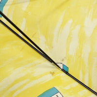 イイダ傘店 スワン 雨傘 白鳥 アンブレラ 長傘 傘 イエロー レディース イイダ傘店【中古】5-0114G◎