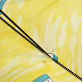 イイダ傘店 スワン 雨傘 白鳥 アンブレラ 長傘 傘 イエロー レディース イイダ傘店【中古】5-0114G◎