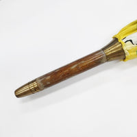 イイダ傘店 スワン 雨傘 白鳥 アンブレラ 長傘 傘 イエロー レディース イイダ傘店【中古】5-0114G◎
