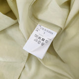 MARGARET HOWELL 578-4153009 SUPER FINE COTTON 1 バンドカラー 長袖シャツ 24SS イエロー レディース マーガレットハウエル【中古】4-1230M♪