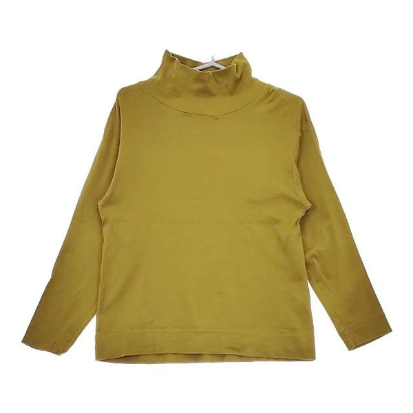 MHL. 595-2269504 ORGANIC COTTON THERMAL JERSEY 長袖Ｔシャツ カットソー ロンＴ 22AW カーキ レディース エムエイチエル【中古】5-0501M∞