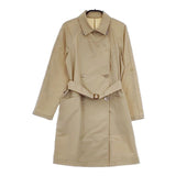 MACKINTOSH PHILOSOPHY ラグランスリーブ クリアボタン ベルト付き トレンチコート ベージュ レディース マッキントッシュフィロソフィー【中古】5-0501M∞